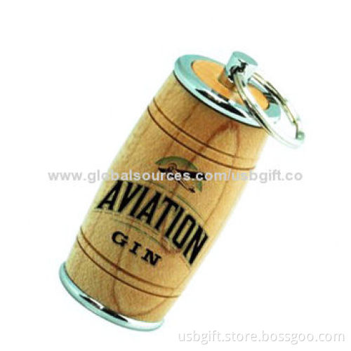 ECO USB Stick, Wooden Barrel Material, 4GB